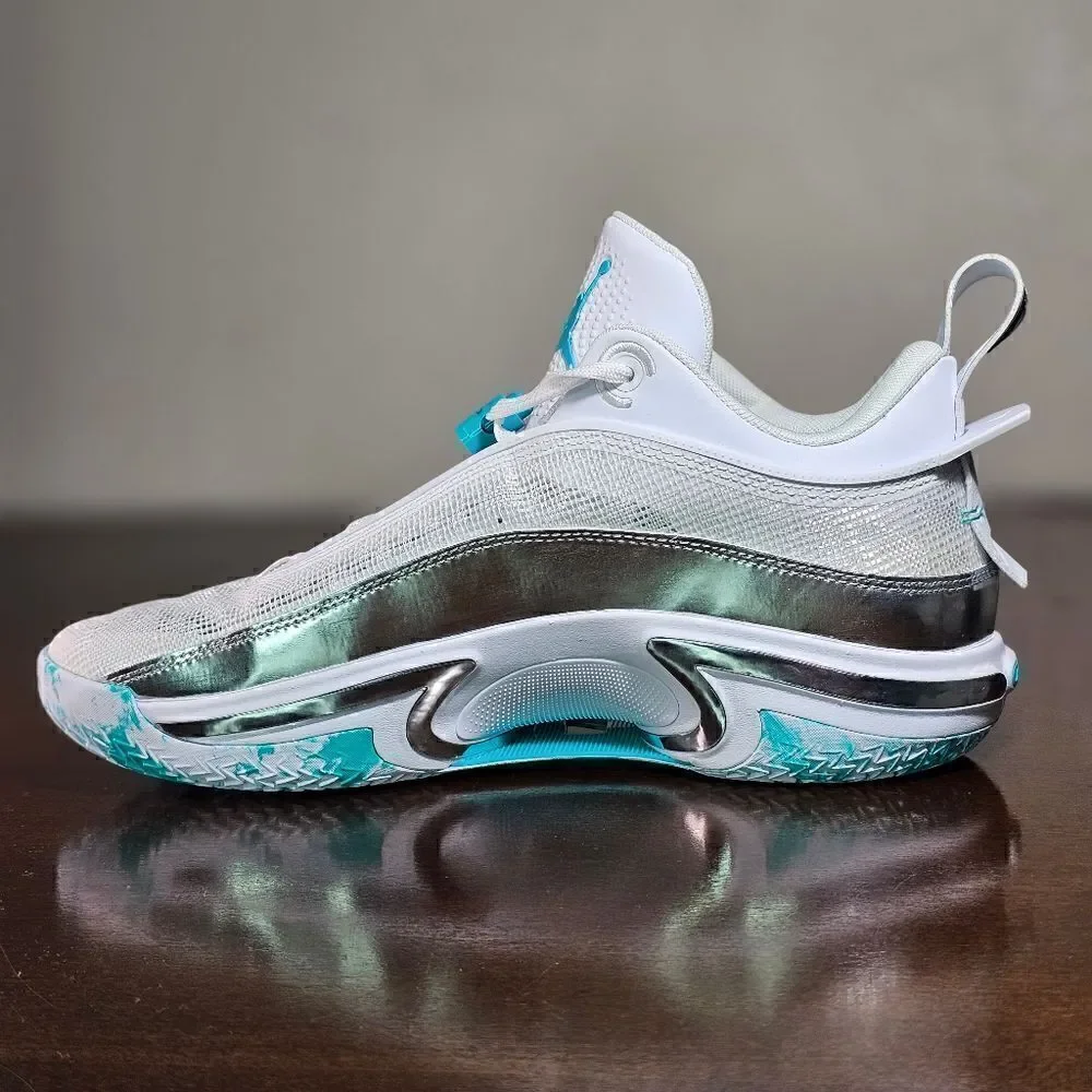 Nike Air Jordan XXXVI 36 Low PF Guo Ailun Women's 10 Silver Jade DM9032-130 Shoe